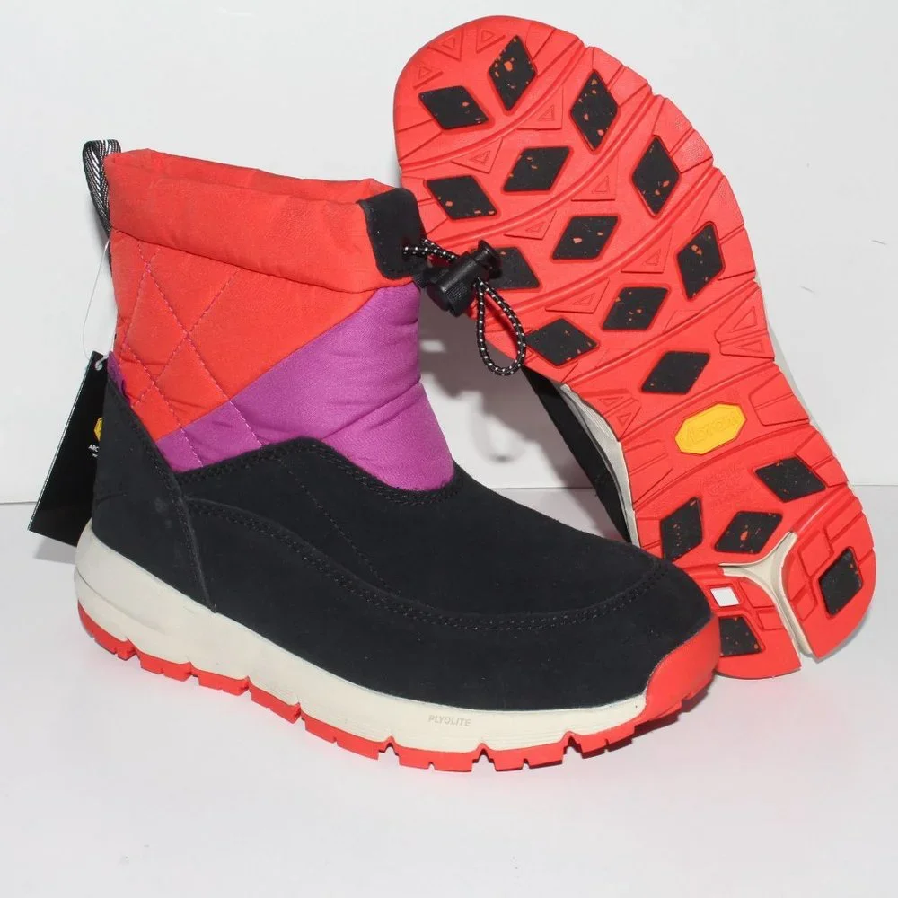 Free People Movement Danner Cloud Cap Boots Jet Black Candy Apple Women’s - Picture 9 of 13